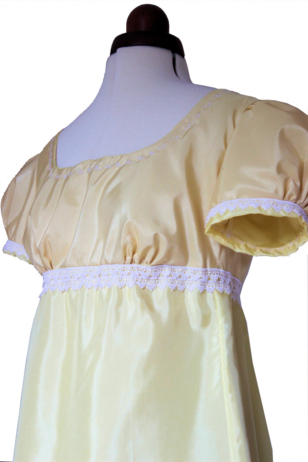 Ladies/ Older Girl's 19th Century Jane Austen Regency Evening Ball Gown Size 10 - 12 Image